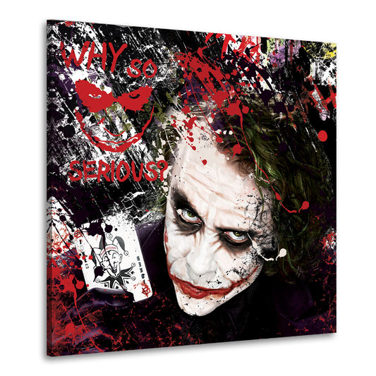 Schurke Pop Art Abstract Style Leinwandbild Wandbild Kunstdruck XL Wanddeko