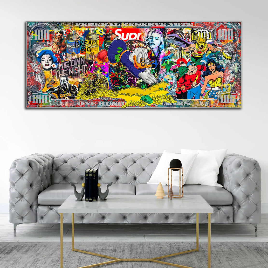 Exklusive Leinwandbilder von ARTEDinoi – Moderne & urbane Kunst für Wohnzimmer, Schlafzimmer & Büro.
