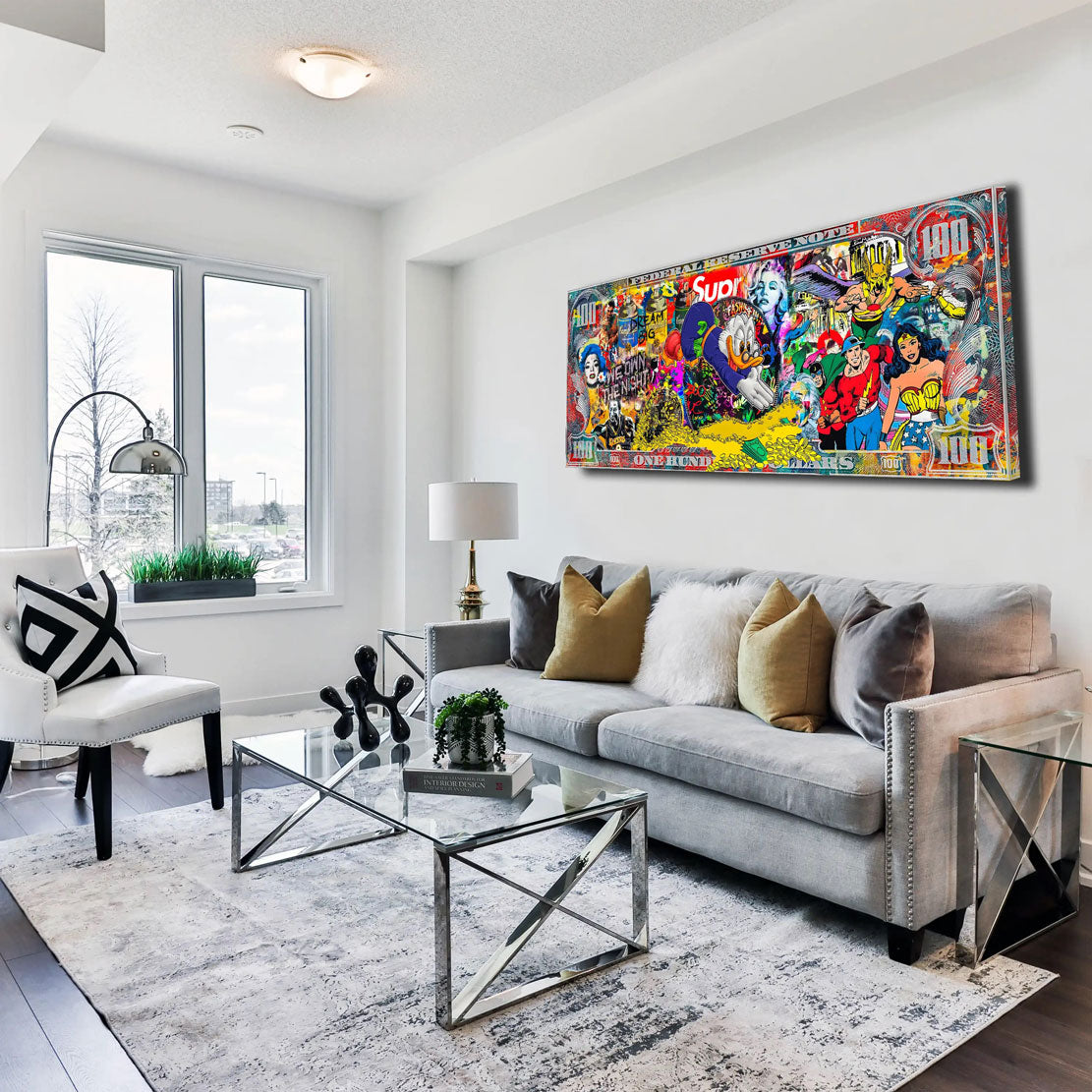 Exklusive Leinwandbilder von ARTEDinoi – Moderne & urbane Kunst für Wohnzimmer, Schlafzimmer & Büro.
