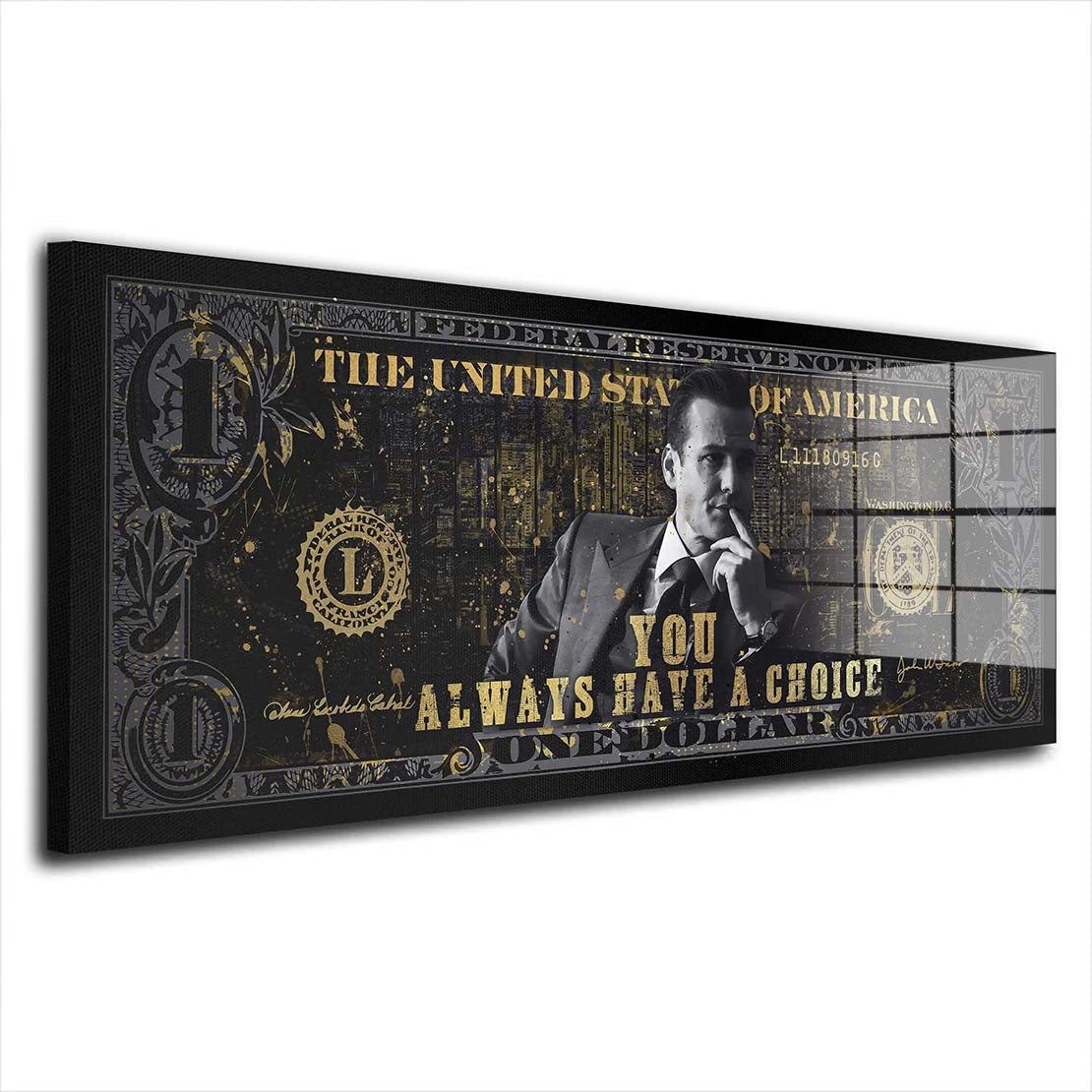 Kunstwerk You Always Have A Choice Acrylglasbild Wandbild Bild Wanddeko XL