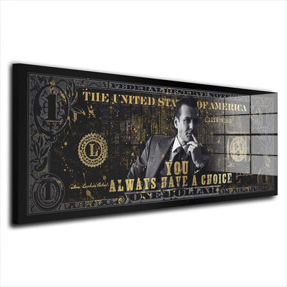 Kunstwerk You Always Have A Choice Acrylglasbild Wandbild Bild Wanddeko XL