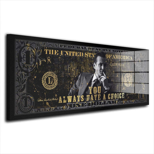 Kunstwerk You Always Have A Choice Acrylglasbild Wandbild Bild Wanddeko XL