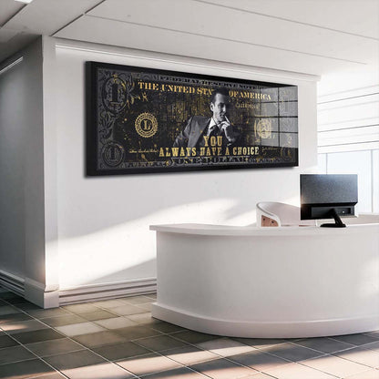 Kunstwerk You Always Have A Choice Acrylglasbild Wandbild Bild Wanddeko XL