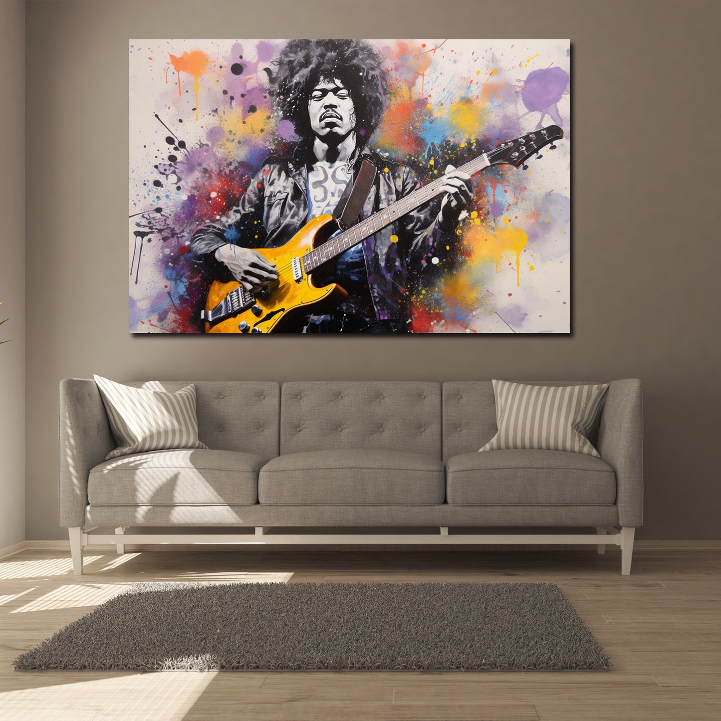 Abstrakt Music Legacy Wandbild Leinwandbild Kunstdruck XL Wanddeko