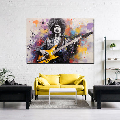 Abstrakt Music Legacy Wandbild Leinwandbild Kunstdruck XL Wanddeko