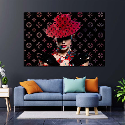 Frau Abstract Women Style Wandbild Leinwandbild Kunstdruck XL Wanddeko