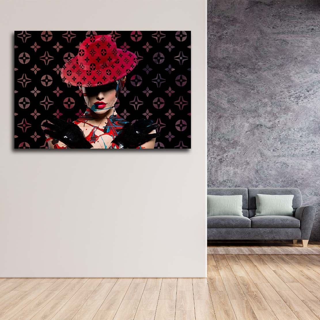 Frau Abstract Women Style Wandbild Leinwandbild Kunstdruck XL Wanddeko