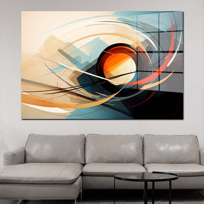 Abstrakte Kunst Acrylglasbild Wandbild Bild Wanddeko Wohnzimmer XL