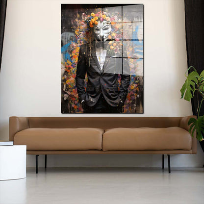 Anonymous Pop Art Abstract Acrylglasbild Wandbild Bild Wanddeko Wohnzimmer XL