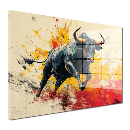 Bulle Pop Art Erfolg Kraft Acrylglasbild Wandbild Bild Wanddeko Wohnzimmer XL