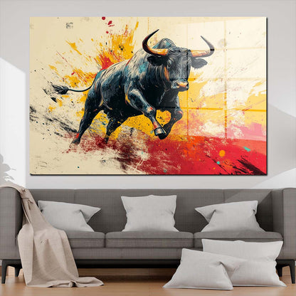 Bulle Pop Art Erfolg Kraft Acrylglasbild Wandbild Bild Wanddeko Wohnzimmer XL