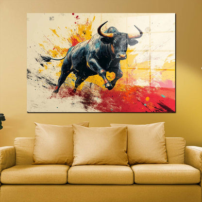 Bulle Pop Art Erfolg Kraft Acrylglasbild Wandbild Bild Wanddeko Wohnzimmer XL