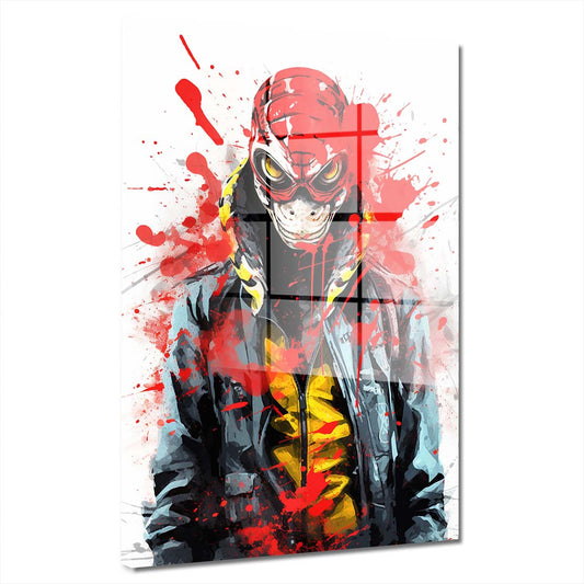 Cobra Man Pop Art Acrylglasbild Wandbild Bild Wanddeko Wohnzimmer XL