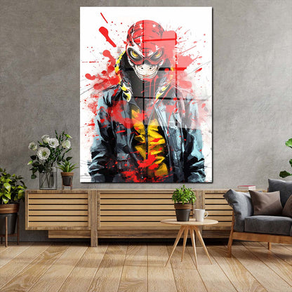 Cobra Man Pop Art Acrylglasbild Wandbild Bild Wanddeko Wohnzimmer XL