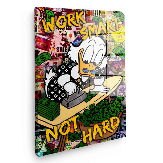 Dagobert Work Smart Acrylglasbild Wandbild Bild Wanddeko Wohnzimmer XL