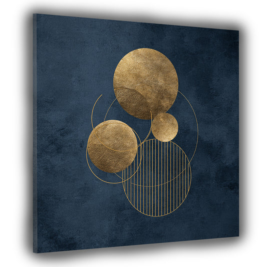 Minimalistisch geometrische Kunst Leinwandbild Wandbild Kunstdruck XL Wanddeko