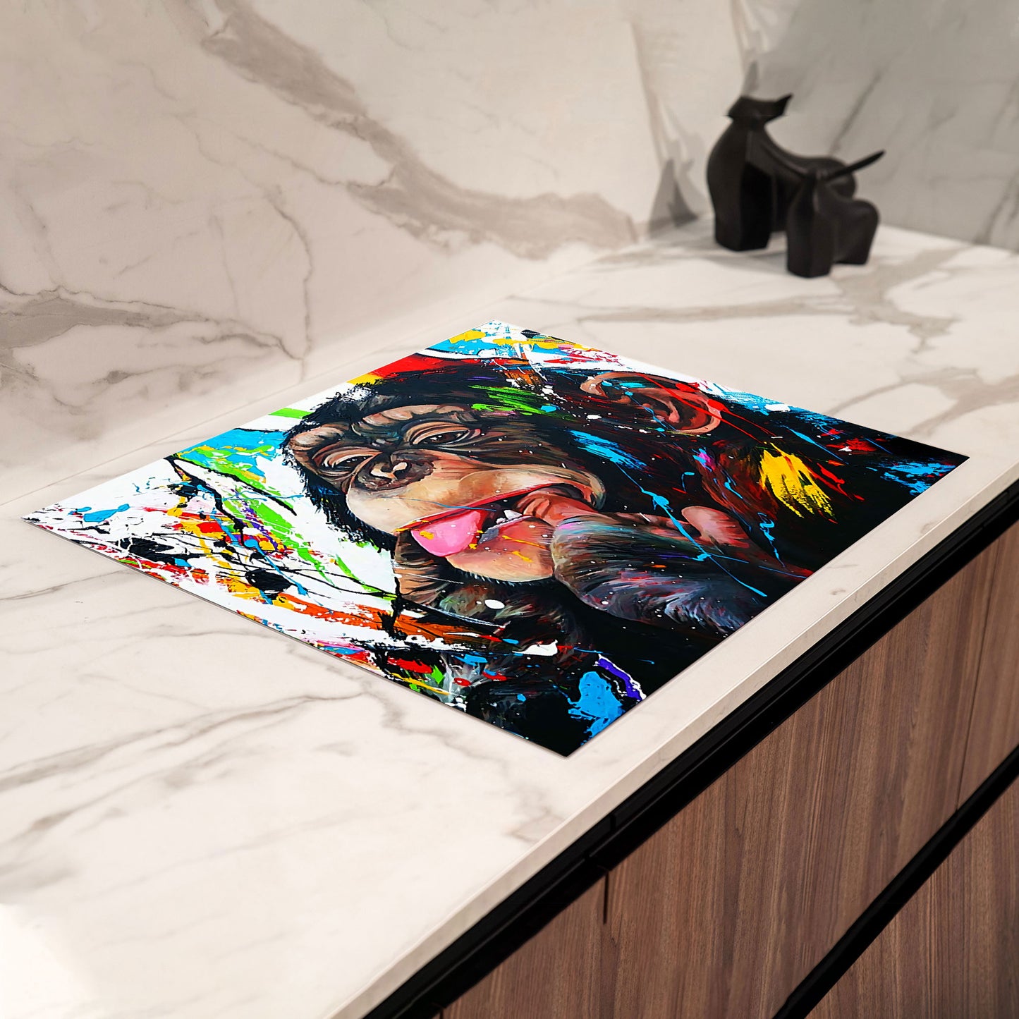 Affe Colour Herdabdeckplatte Vinyl Induktionsschutz Ceranfeld Kochfeld