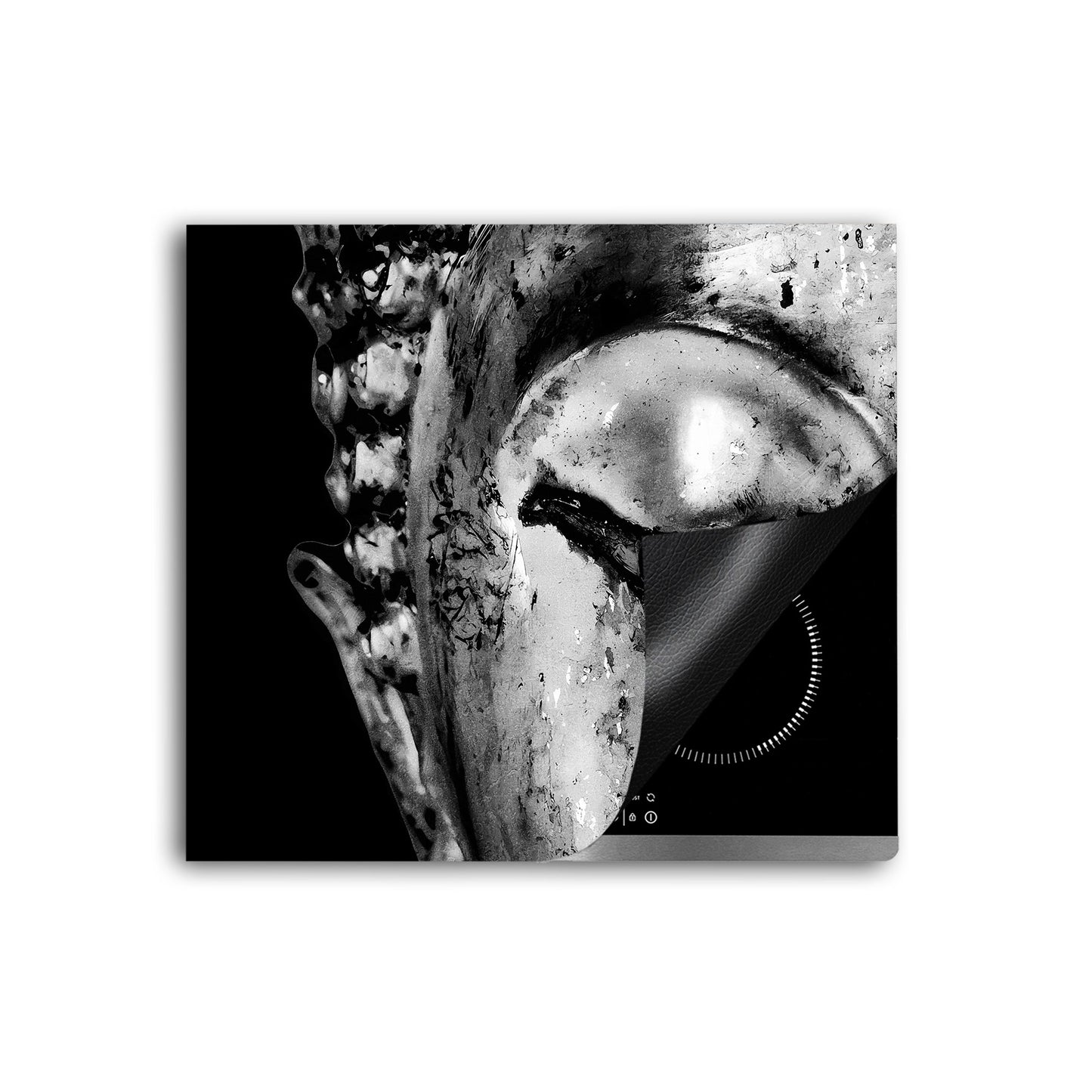 Kunst Buddha Herdabdeckplatte Vinyl Induktionsschutz Ceranfeld Kochfeld