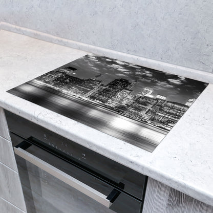 Manhattan Skyline Herdabdeckplatte Vinyl Induktionsschutz Ceranfeld Kochfeld