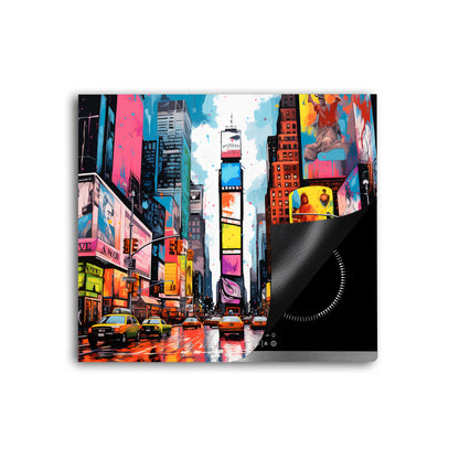 New York Blue Sky Herdabdeckplatte Vinyl Induktionsschutz Ceranfeld Kochfeld