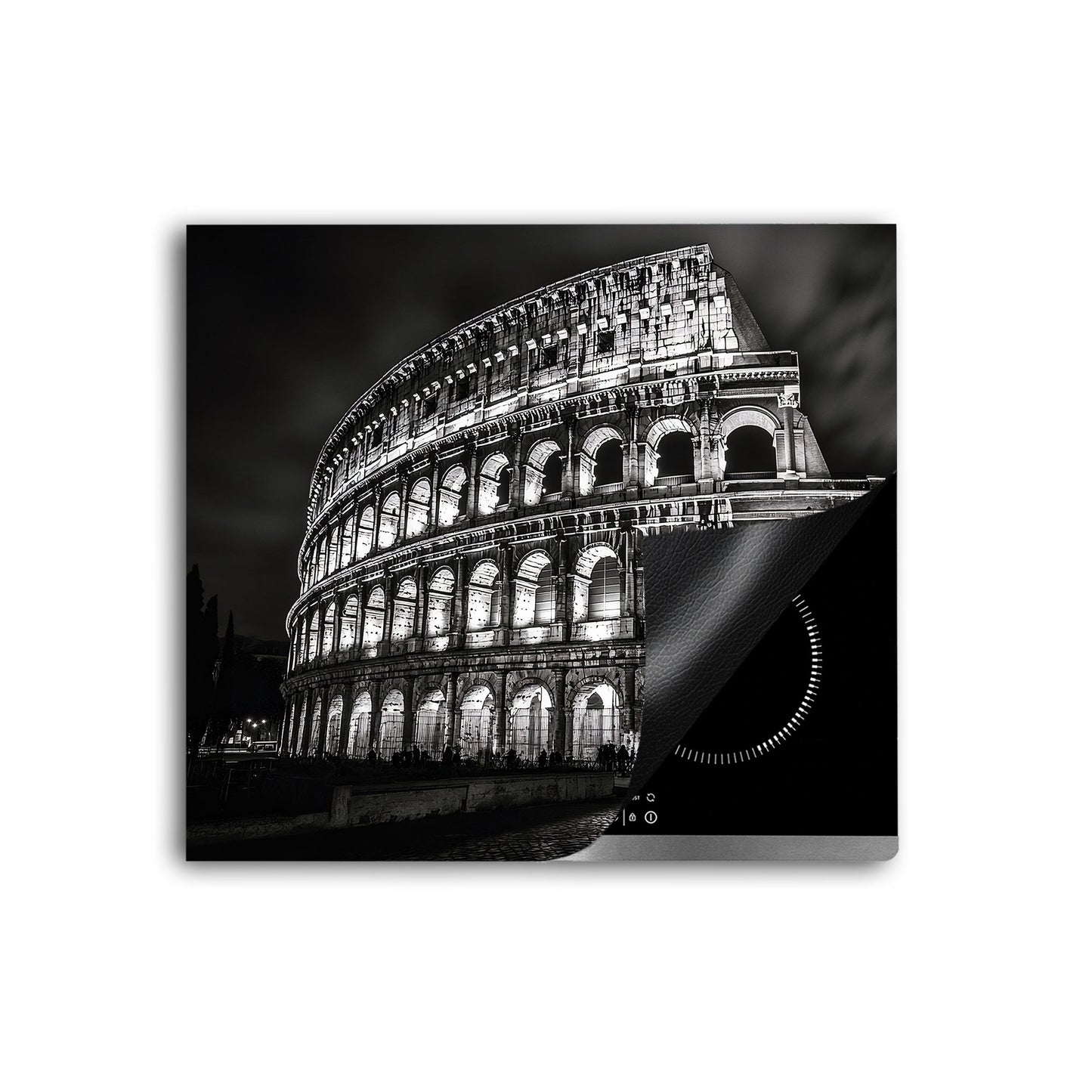 Rom Architektur Herdabdeckplatte Vinyl Induktionsschutz Ceranfeld Kochfeld