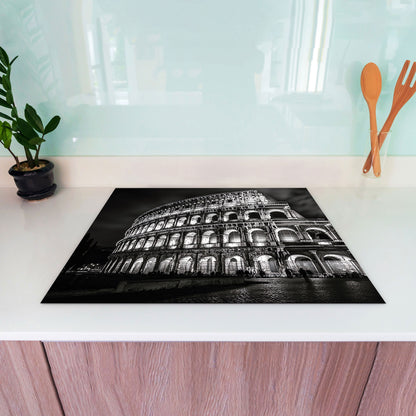 Rom Architektur Herdabdeckplatte Vinyl Induktionsschutz Ceranfeld Kochfeld