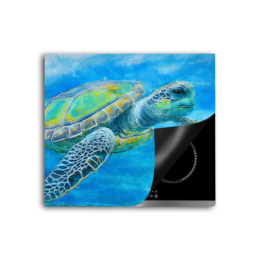 Meeresschildkröte Herdabdeckplatte Vinyl Induktionsschutz Ceranfeld Kochfeld