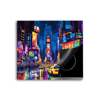 Städte New York Herdabdeckplatte Vinyl Induktionsschutz Ceranfeld Kochfeld