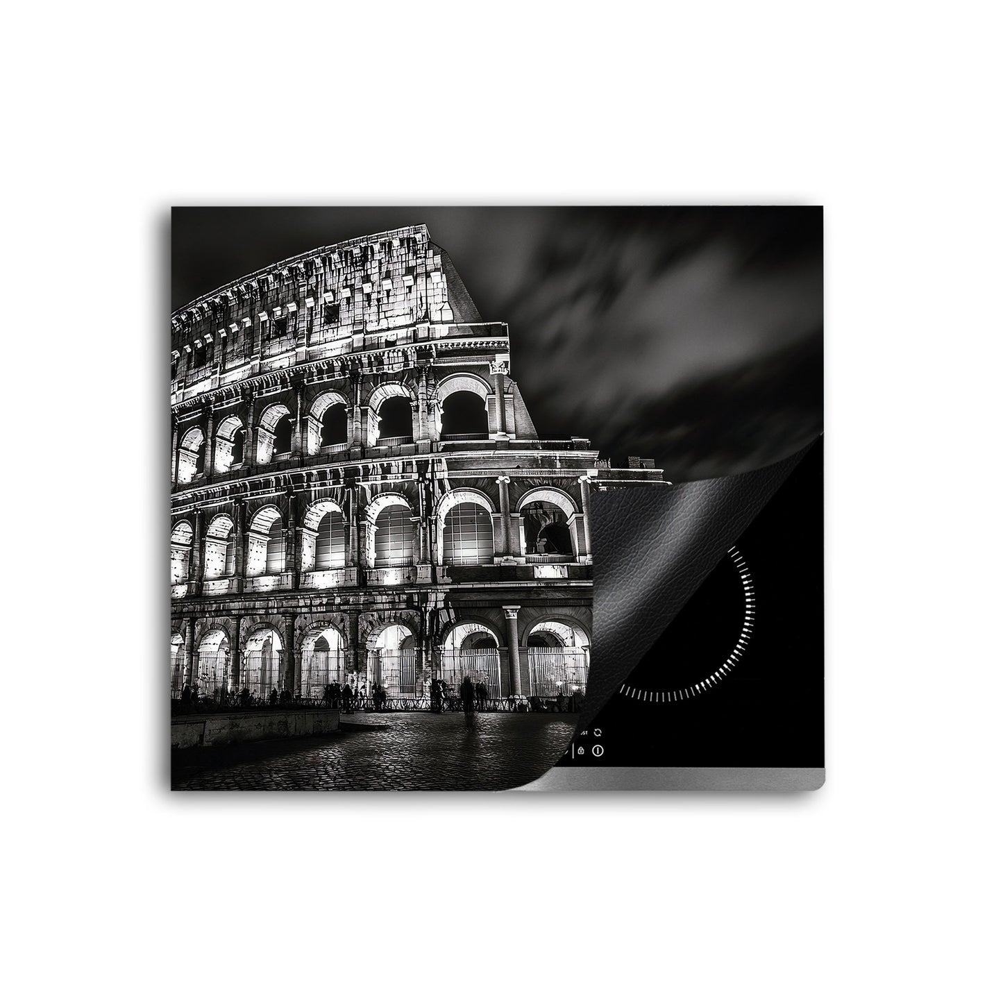 Städte Rom Herdabdeckplatte Vinyl Induktionsschutz Ceranfeld Kochfeld