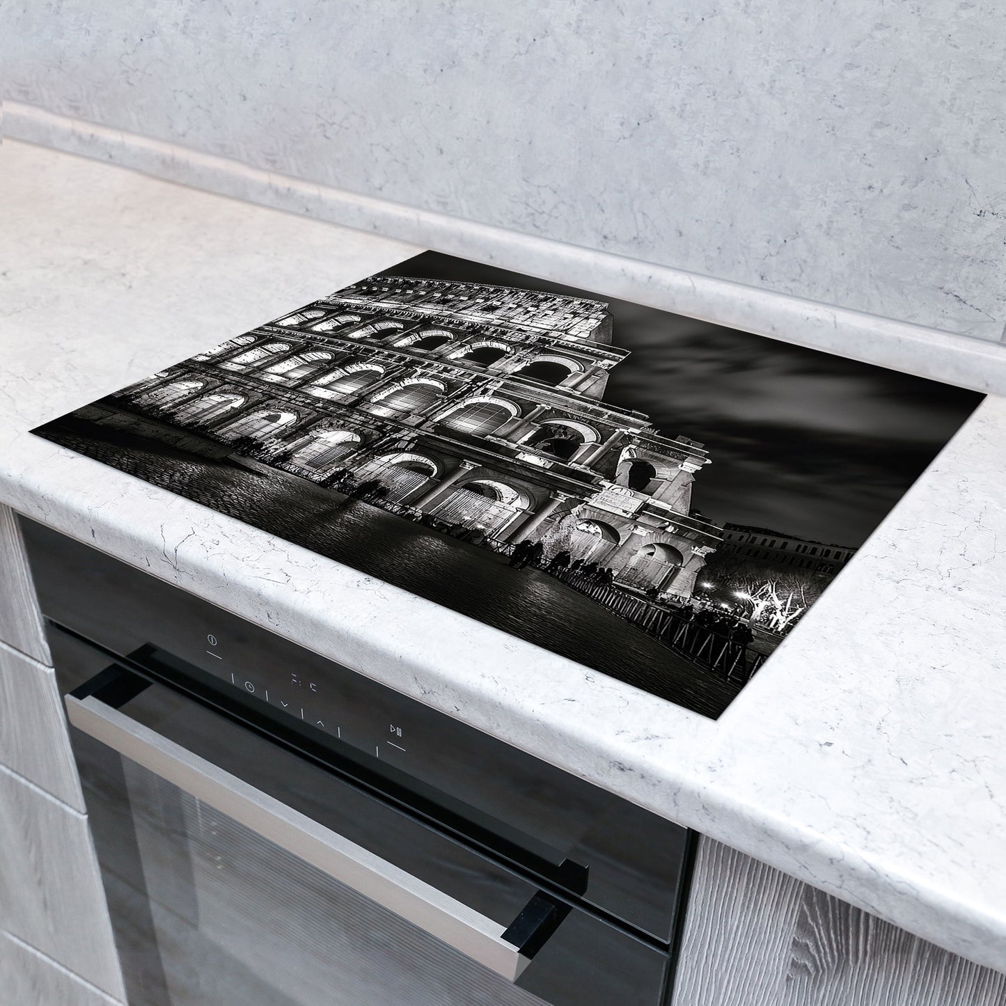 Städte Rom Herdabdeckplatte Vinyl Induktionsschutz Ceranfeld Kochfeld