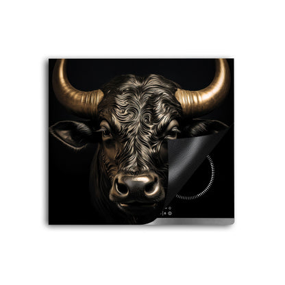 Stier Black Herdabdeckplatte Vinyl Induktionsschutz Ceranfeld Kochfeld