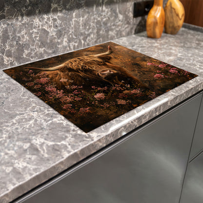 Stolze Kuh Herdabdeckplatte Vinyl Induktionsschutz Ceranfeld Kochfeld