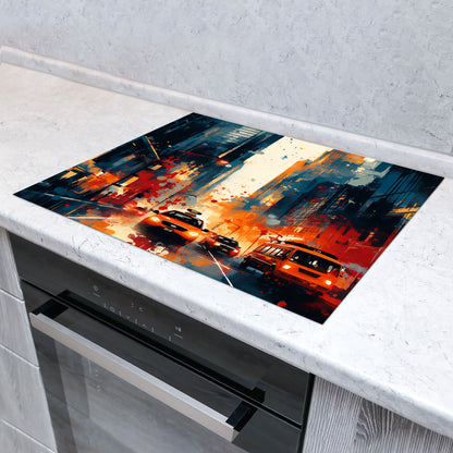 USA New York Herdabdeckplatte Vinyl Induktionsschutz Ceranfeld Kochfeld