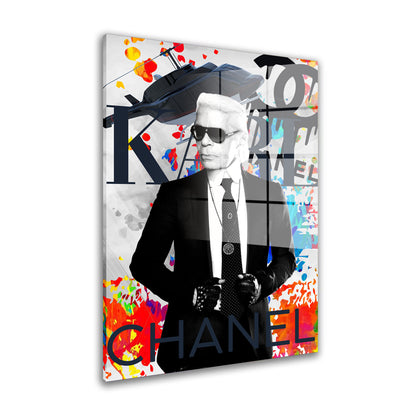 Karl Pop Art Acrylglasbild Wandbild Bild Wanddeko Wohnzimmer XL