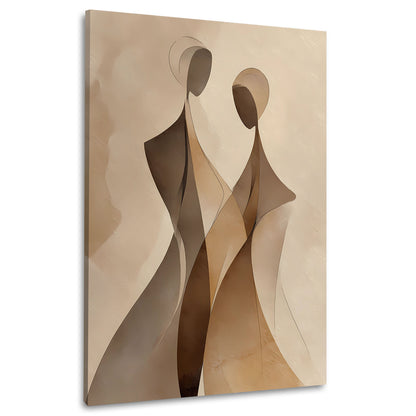 Minimalistische Silhouetten Wandbild Leinwandbild Kunstdruck XL Wanddeko