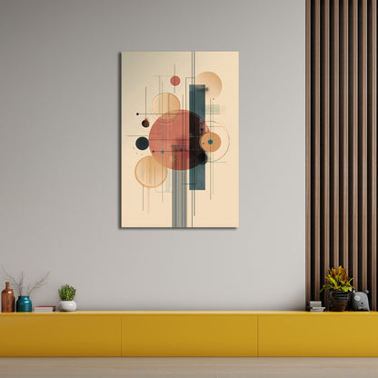 Moderne Formen Komposition Wandbild Leinwandbild Kunstdruck XL Wanddeko