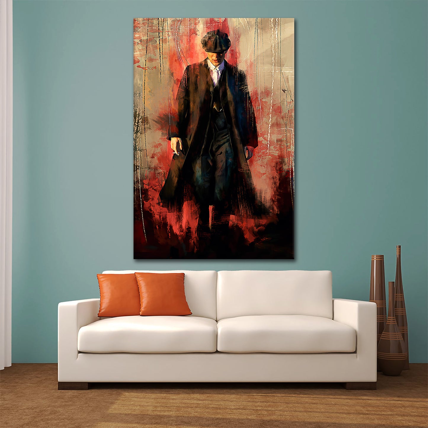 Birmingham Abstract Style Kunst Wandbild Leinwandbild Kunstdruck XL Wanddeko