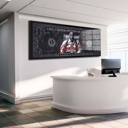 Pate Dollar Acrylglasbild Wandbild Bild Wanddeko Wohnzimmer XL