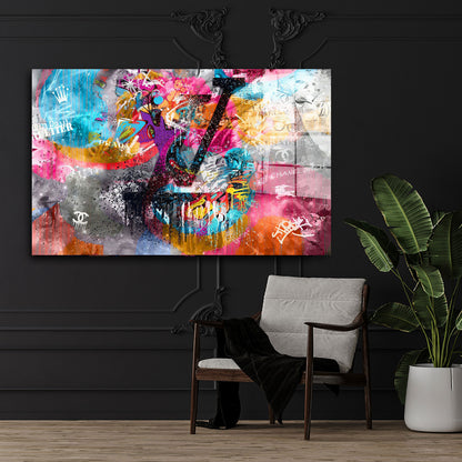 Pop Art Luxus abstrakt Acrylglasbild Wandbild Bild Wanddeko Wohnzimmer XL