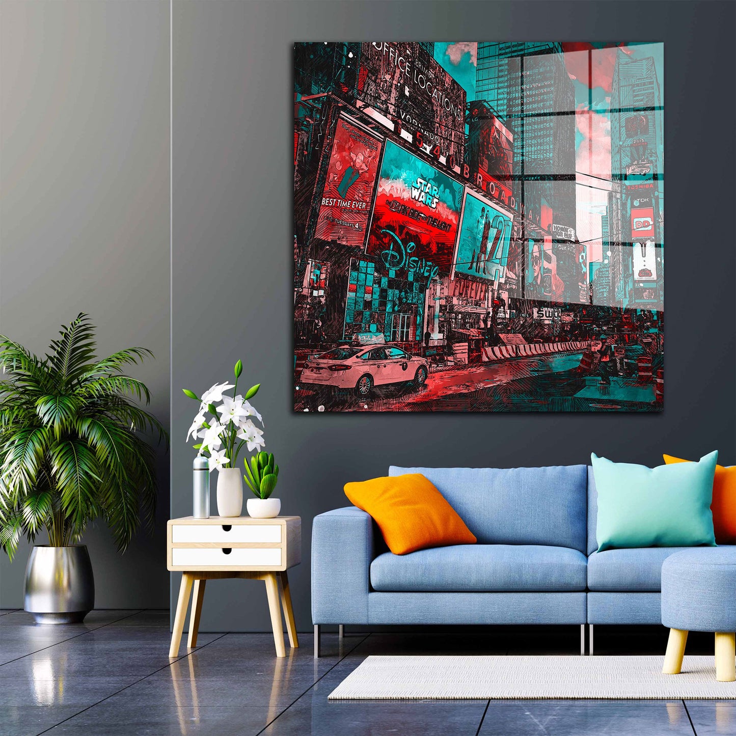 USA New York Acrylglasbild Wandbild Bild Wanddeko Wohnzimmer XL