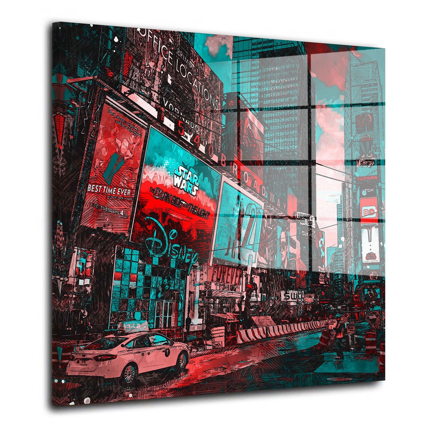 USA New York Acrylglasbild Wandbild Bild Wanddeko Wohnzimmer XL