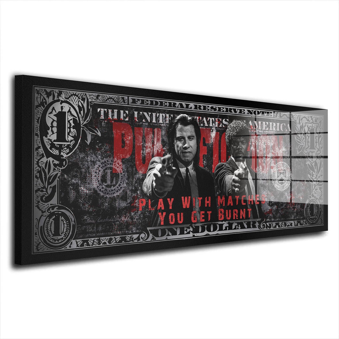 Zitat Pulp Fiction Acrylglasbild Wandbild Bild Wanddeko Wohnzimmer XL