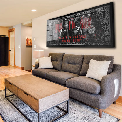 Zitat Pulp Fiction Acrylglasbild Wandbild Bild Wanddeko Wohnzimmer XL